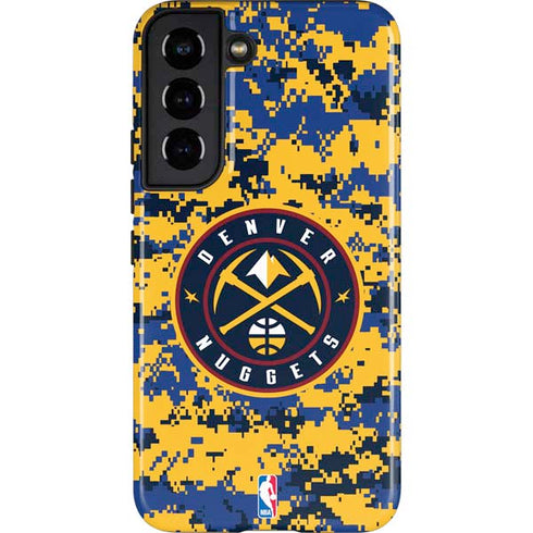 NBA Denver Nuggets Digi Camo Galaxy S22 Pro Case