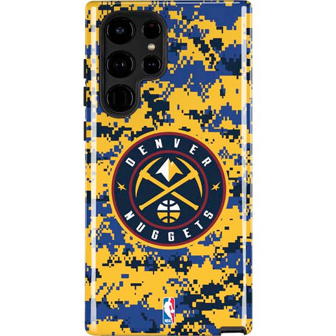 NBA Denver Nuggets Digi Camo Galaxy S22 Ultra Pro Case