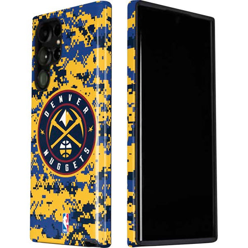 NBA Denver Nuggets Digi Camo Galaxy S22 Ultra Pro Case