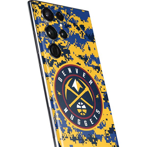 NBA Denver Nuggets Digi Camo Galaxy S22 Ultra Skin
