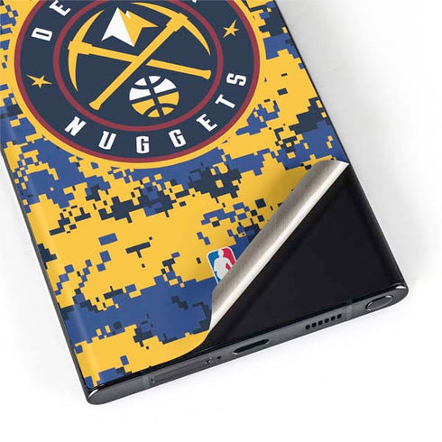NBA Denver Nuggets Digi Camo Galaxy S22 Ultra Skin