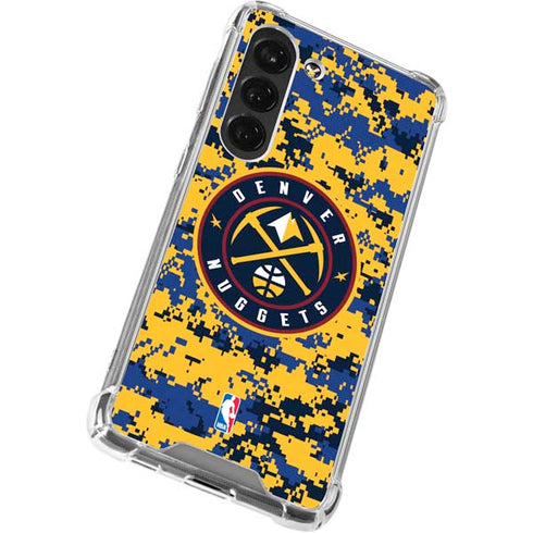 NBA Denver Nuggets Digi Camo Galaxy S23 Clear Case