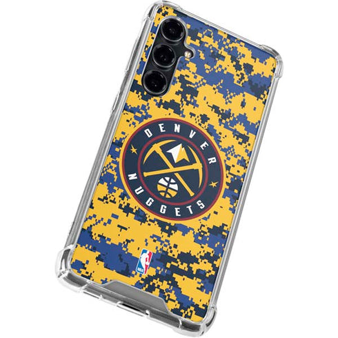 NBA Denver Nuggets Digi Camo Galaxy S23 FE Clear Case