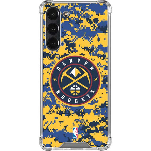 NBA Denver Nuggets Digi Camo Galaxy S23 Plus Clear Case
