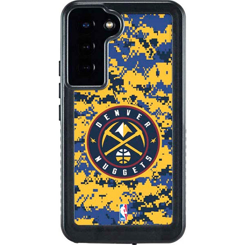 NBA Denver Nuggets Digi Camo Galaxy S23 Plus Waterproof Case