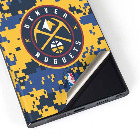 NBA Denver Nuggets Digi Camo Galaxy S23 Ultra Skin
