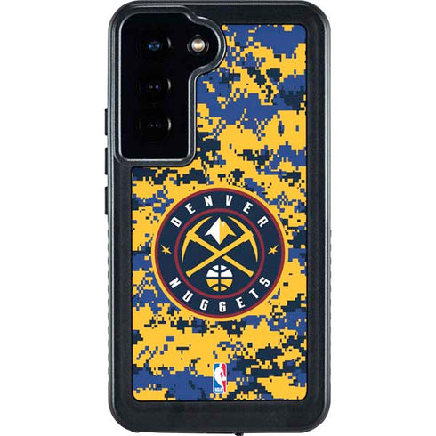 NBA Denver Nuggets Digi Camo Galaxy S23 Waterproof Case