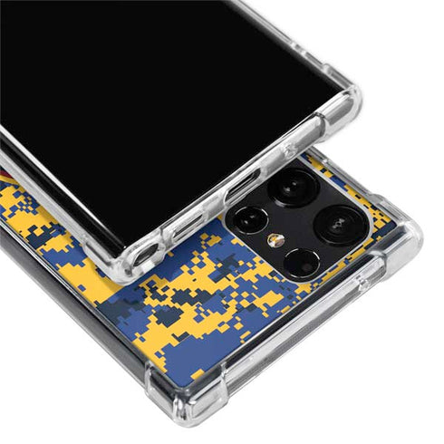NBA Denver Nuggets Digi Camo Galaxy S24 Ultra Clear Case
