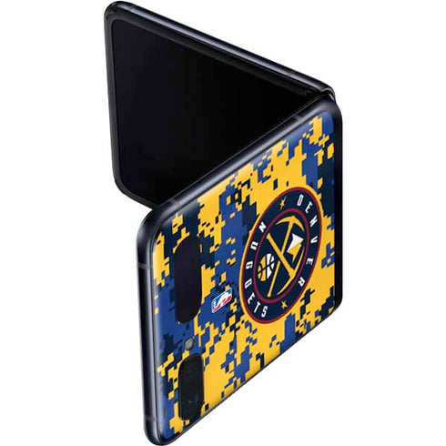 NBA Denver Nuggets Digi Camo Galaxy Z Flip Skin