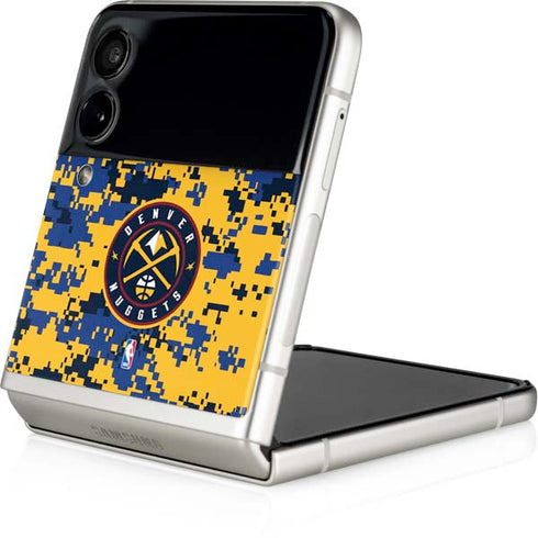 NBA Denver Nuggets Digi Camo Galaxy Z Flip3 5G Skin
