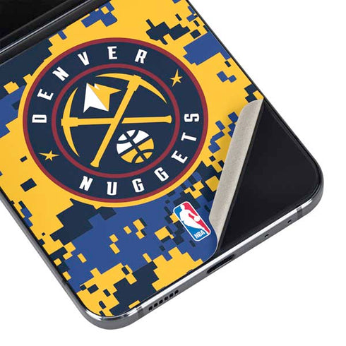 NBA Denver Nuggets Digi Camo Galaxy Z Flip5 5G Skin