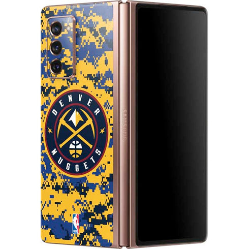 NBA Denver Nuggets Digi Camo Galaxy Z Fold2 5G Skin