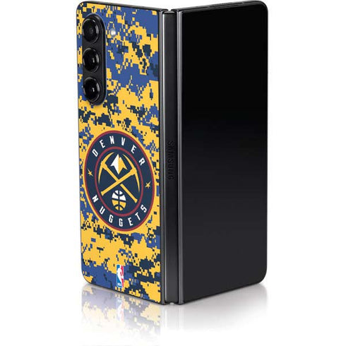 NBA Denver Nuggets Digi Camo Galaxy Z Fold5 5G Skin