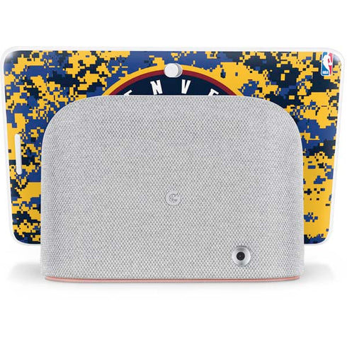 NBA Denver Nuggets Digi Camo Google Home Hub Skin