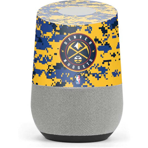 NBA Denver Nuggets Digi Camo Google Home Skin