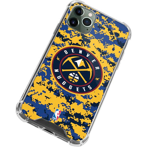 NBA Denver Nuggets Digi Camo iPhone 11 Pro Max Clear Case