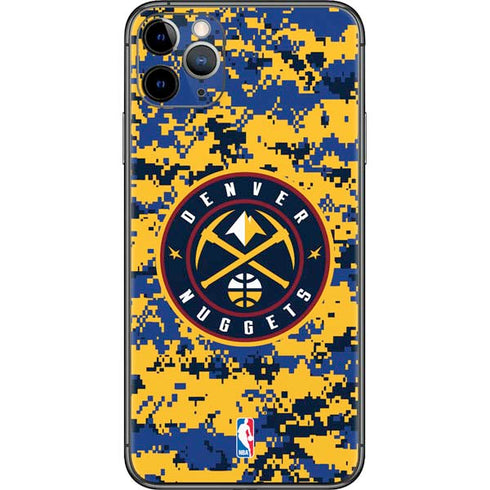NBA Denver Nuggets Digi Camo iPhone 11 Pro Max Skin