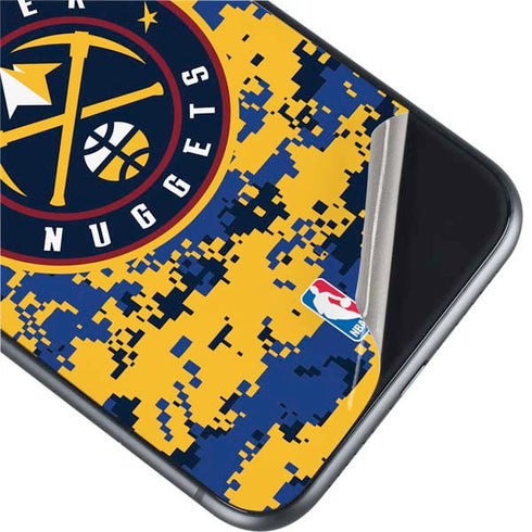 NBA Denver Nuggets Digi Camo iPhone 11 Skin