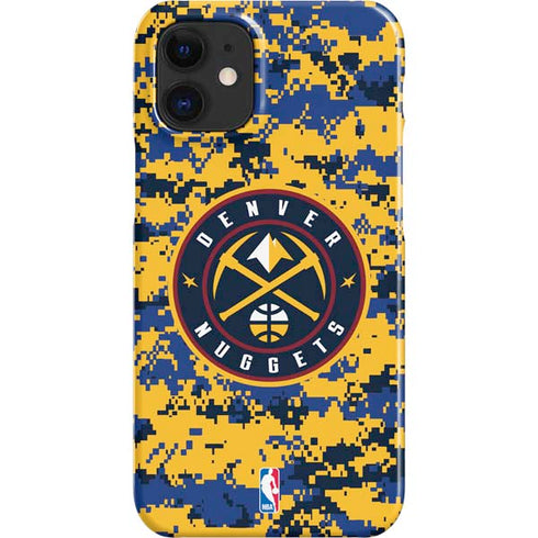 NBA Denver Nuggets Digi Camo iPhone 12 Mini Lite Case