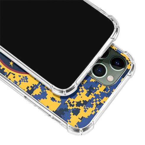NBA Denver Nuggets Digi Camo iPhone 12 Pro Clear Case