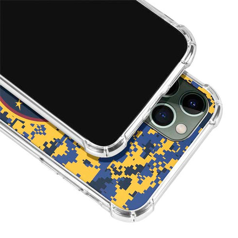 NBA Denver Nuggets Digi Camo iPhone 12 Pro Max Clear Case