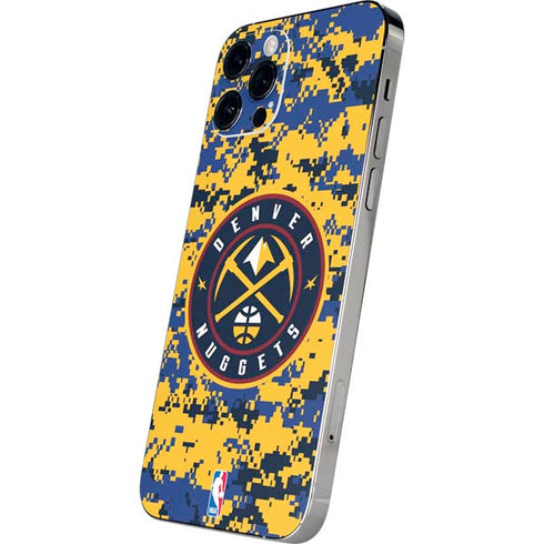 NBA Denver Nuggets Digi Camo iPhone 12 Pro Skin