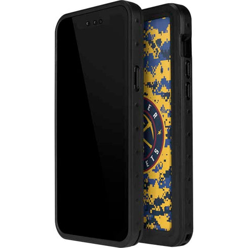NBA Denver Nuggets Digi Camo iPhone 12 Pro Waterproof Case