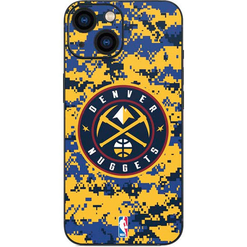 NBA Denver Nuggets Digi Camo iPhone 13 Mini Skin
