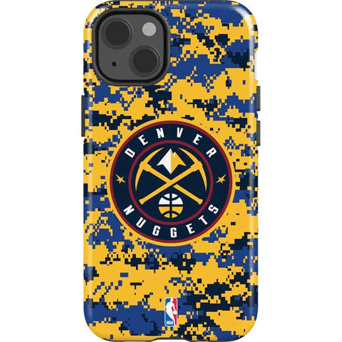 NBA Denver Nuggets Digi Camo iPhone 15 Impact Case