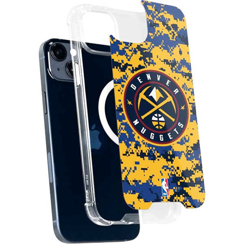 NBA Denver Nuggets Digi Camo iPhone 15 Plus MagSafe Case