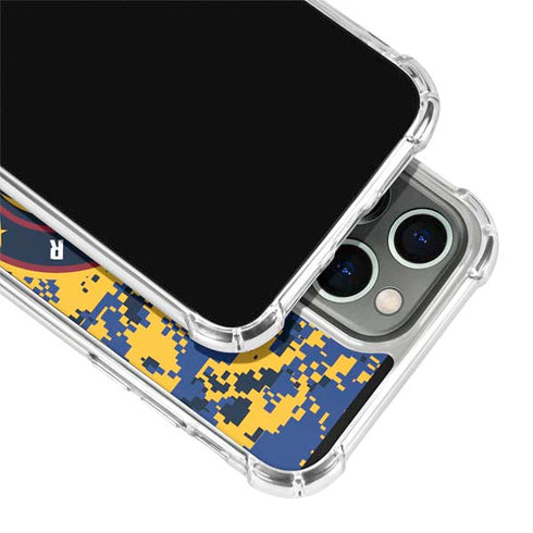 NBA Denver Nuggets Digi Camo iPhone 15 Pro Clear Case