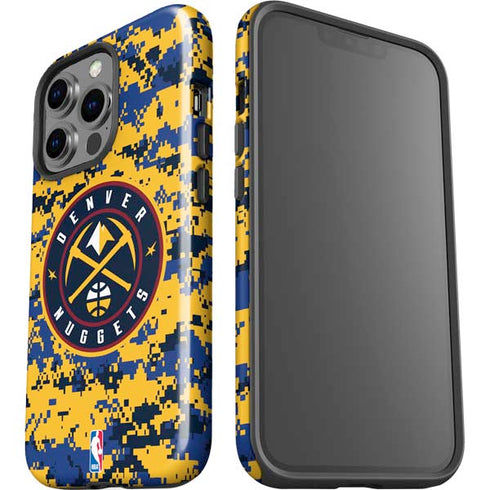 NBA Denver Nuggets Digi Camo iPhone 15 Pro Impact Case