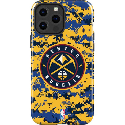 NBA Denver Nuggets Digi Camo iPhone 15 Pro Max Impact Case