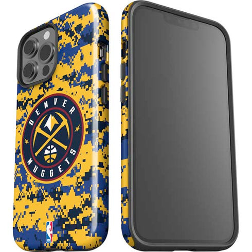 NBA Denver Nuggets Digi Camo iPhone 15 Pro Max Impact Case