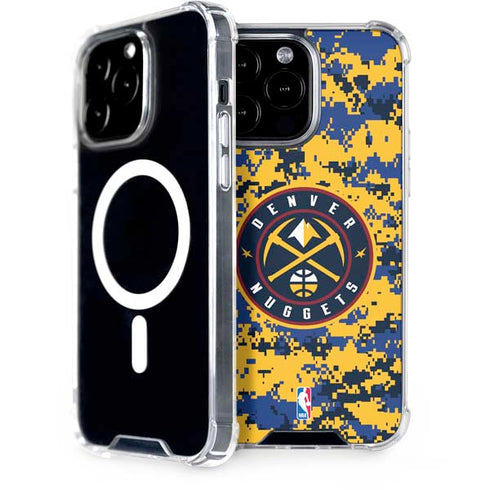 NBA Denver Nuggets Digi Camo iPhone 15 Pro Max MagSafe Case