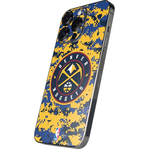 NBA Denver Nuggets Digi Camo iPhone 14 Pro Max Skin