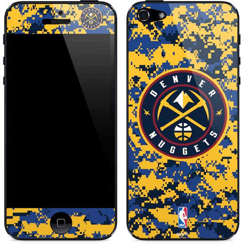 NBA Denver Nuggets Digi Camo iPhone 5/5s/5SE Skin
