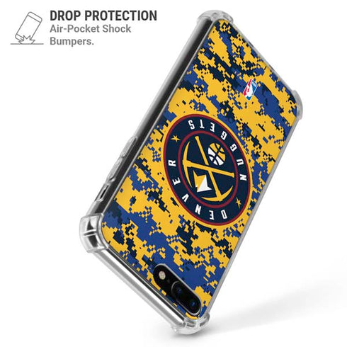 NBA Denver Nuggets Digi Camo iPhone 7/8 Plus Clear Case