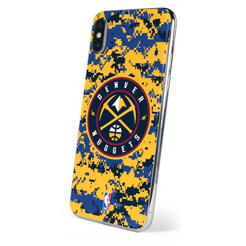 NBA Denver Nuggets Digi Camo iPhone X Skin