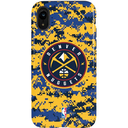 NBA Denver Nuggets Digi Camo iPhone XR Pro Case