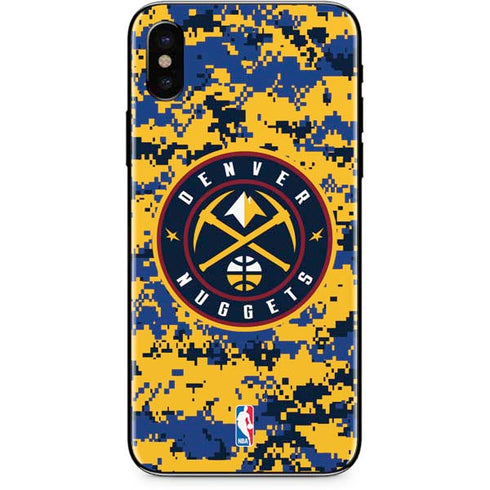 NBA Denver Nuggets Digi Camo iPhone XS Max Skin