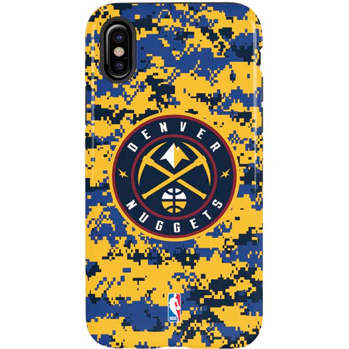 NBA Denver Nuggets Digi Camo iPhone XS Pro Case