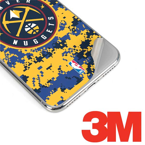 NBA Denver Nuggets Digi Camo iPhone XS Skin