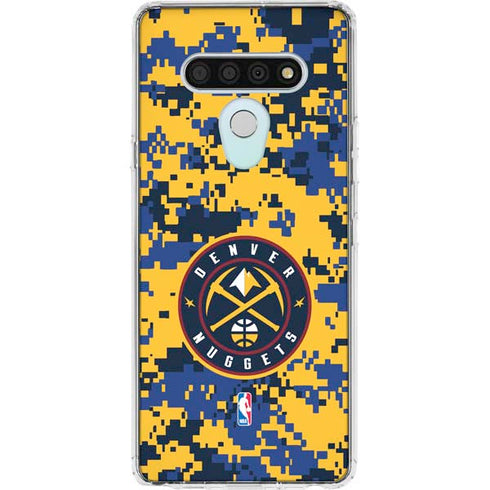 NBA Denver Nuggets Digi Camo LG Stylo 6 Clear Case