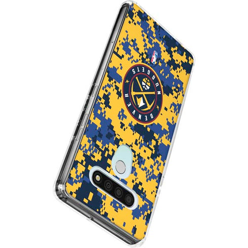 NBA Denver Nuggets Digi Camo LG Stylo 6 Clear Case