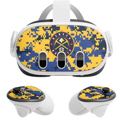 NBA Denver Nuggets Digi Camo Meta Quest 3 Skin