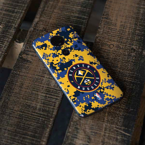 NBA Denver Nuggets Digi Camo Moto E5 Plus Skin