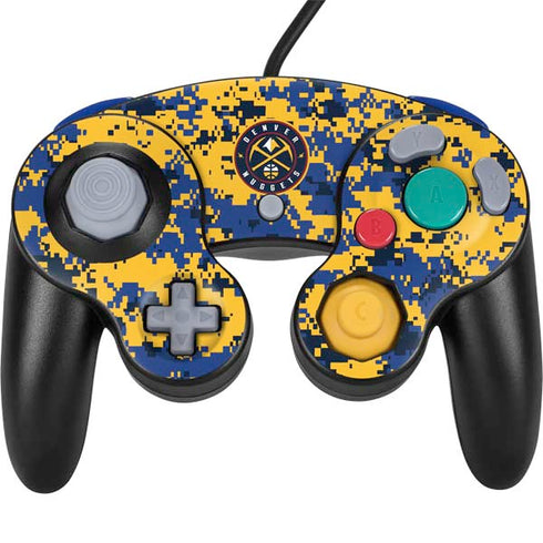 NBA Denver Nuggets Digi Camo Nintendo GameCube Controller Skin