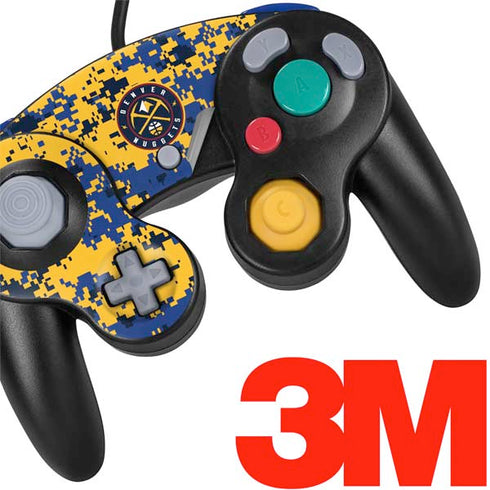 NBA Denver Nuggets Digi Camo Nintendo GameCube Controller Skin