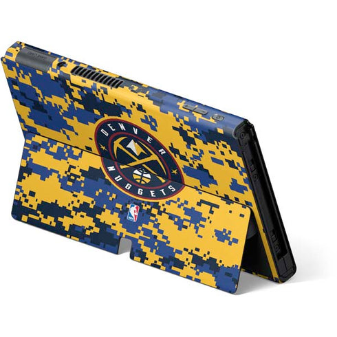 NBA Denver Nuggets Digi Camo Nintendo Switch OLED (2021) Skin